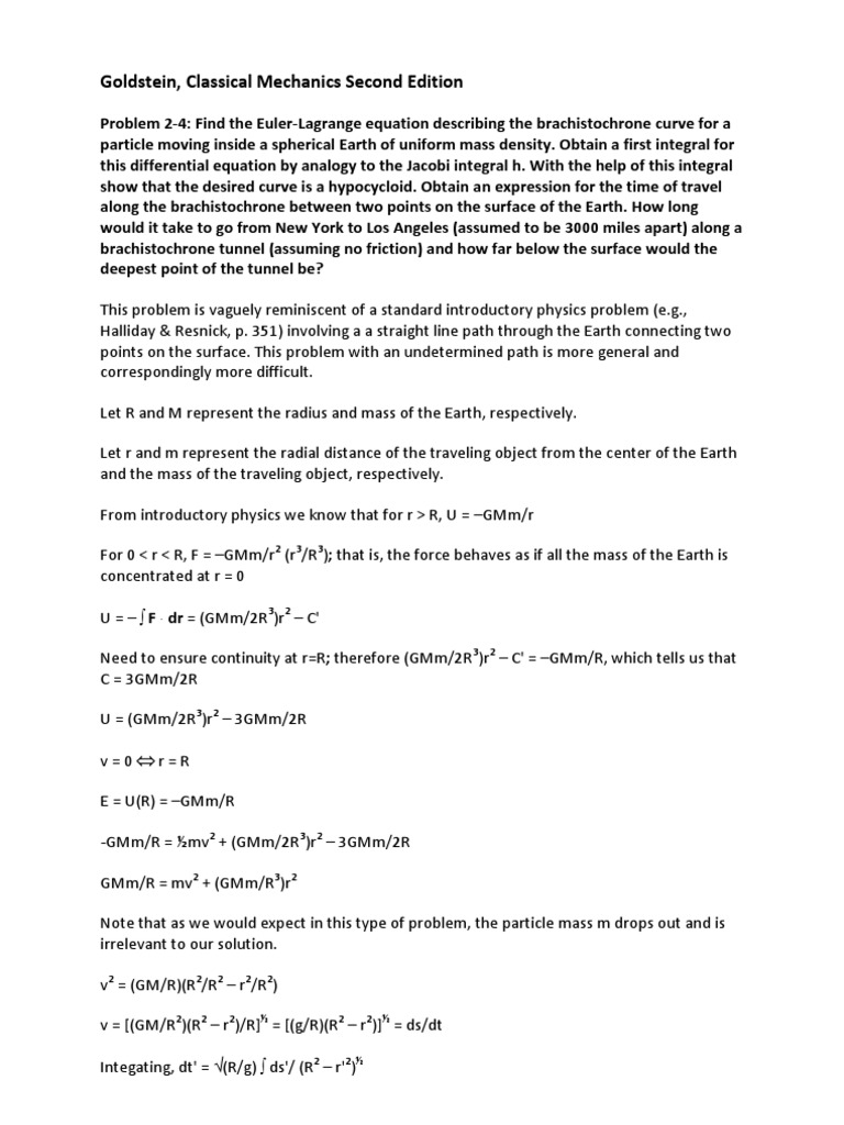 Classical Mechanics Problems And Solutions Pdf File Type PDF Taylor Classical Mechanics Solutions Chapter 10 Statistical Physics of ParticlesStructure and Interpretation of Classical MechanicsOn GravityGeometry Topology and PhysicsStatistical Mechanics of Liquids and SolutionsEssential Classical MechanicsPartial Differential Equations for Mathematical PhysicistsProblems and Solutions on Thermodynamics and Statistical.