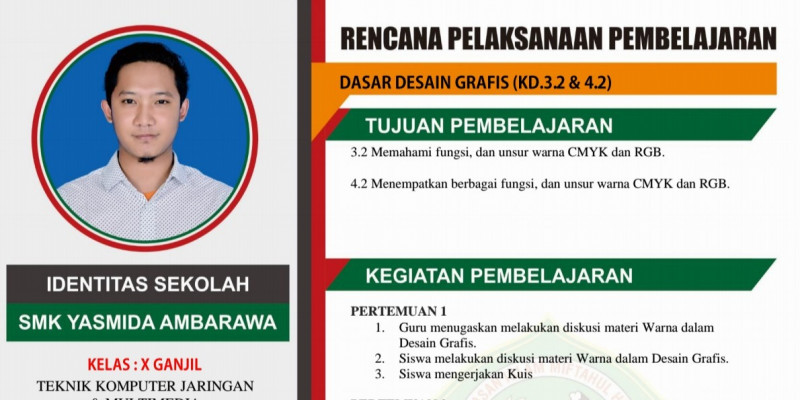 Tkj 1 (teknik komputer dan jaringan) kelas / semester : Guru Berbagi Rpp 1 Lembar Dasar Desain Grafis Kd 3 2