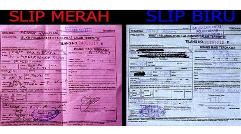 Terkena Tilang Begini Pengurusan Slip Tilang Biru Saat Telat Sidang 