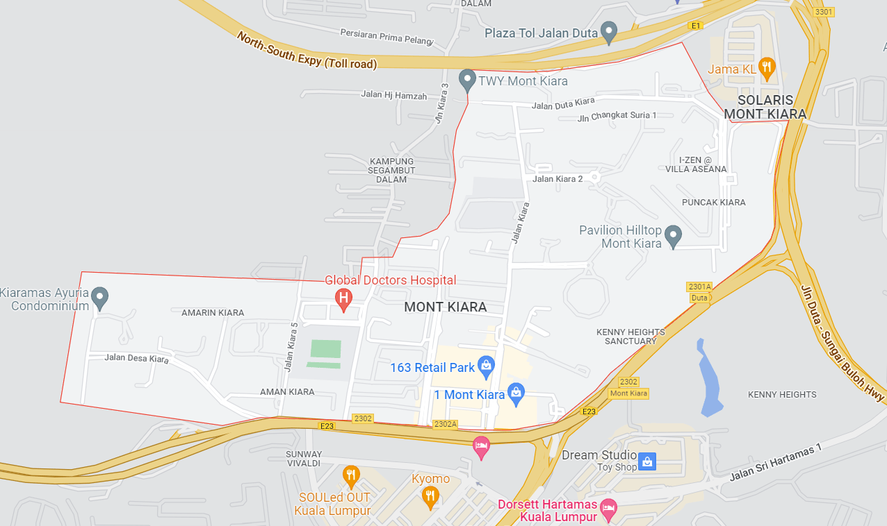 Map Mont Kiara 5993 
