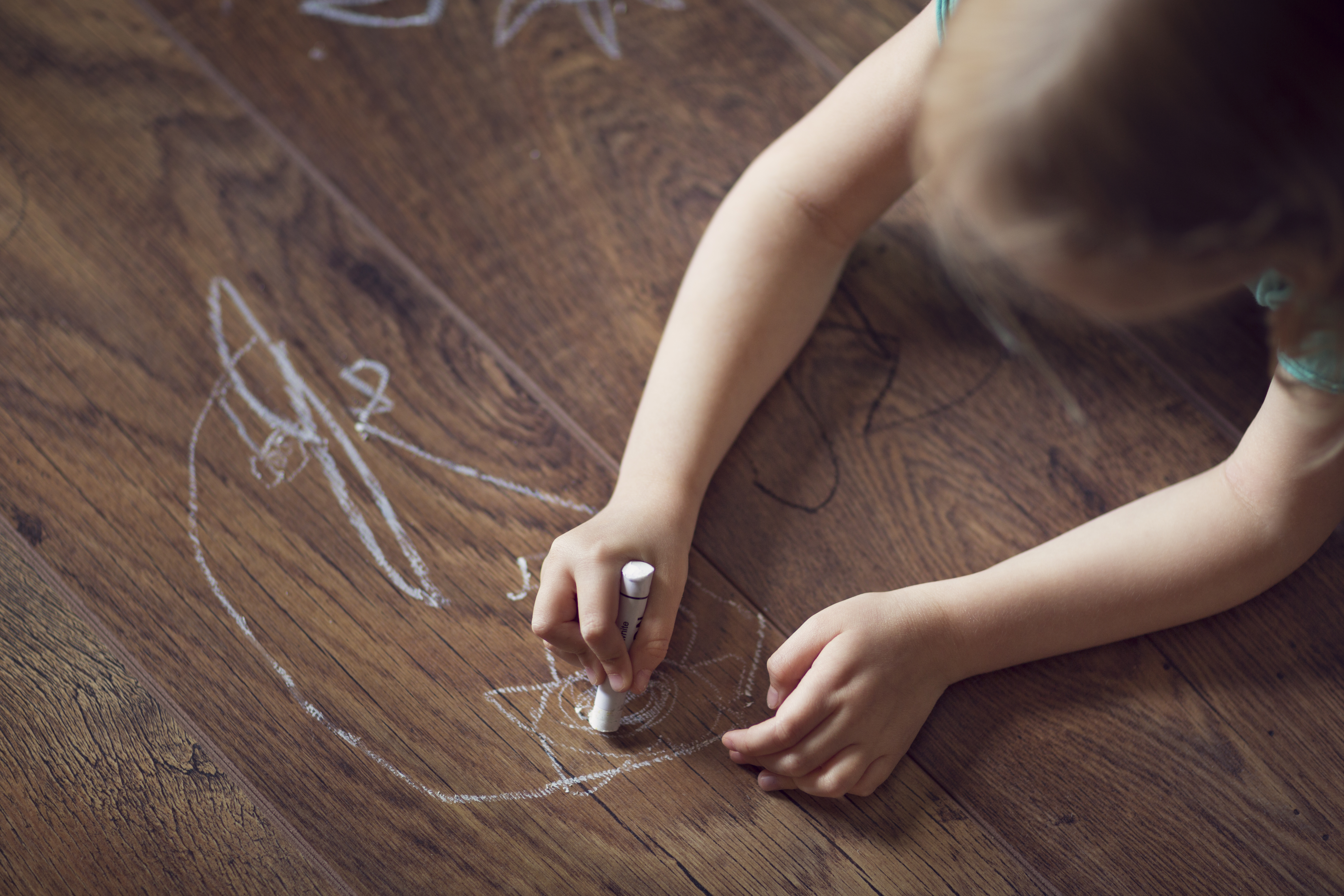 How To Hide Vinyl Tile Scratches With Shoe Polish 