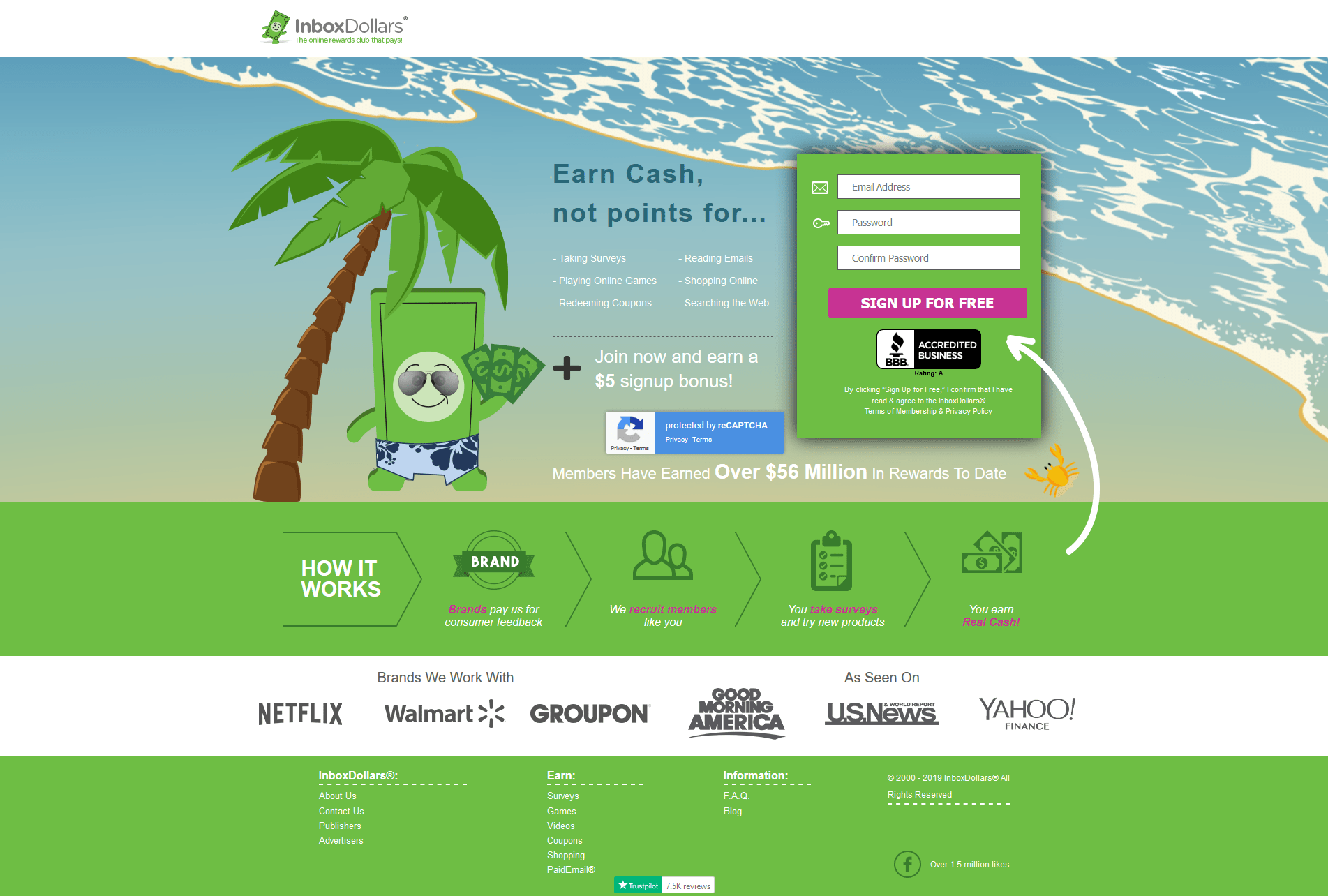 How do inboxdollars work is inbox dollars safe and legit