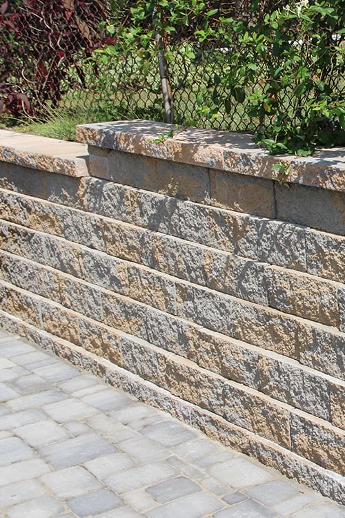 Good color and consistent size and shape. Alta Wall Retaining Walls Wall Systems Nicolock