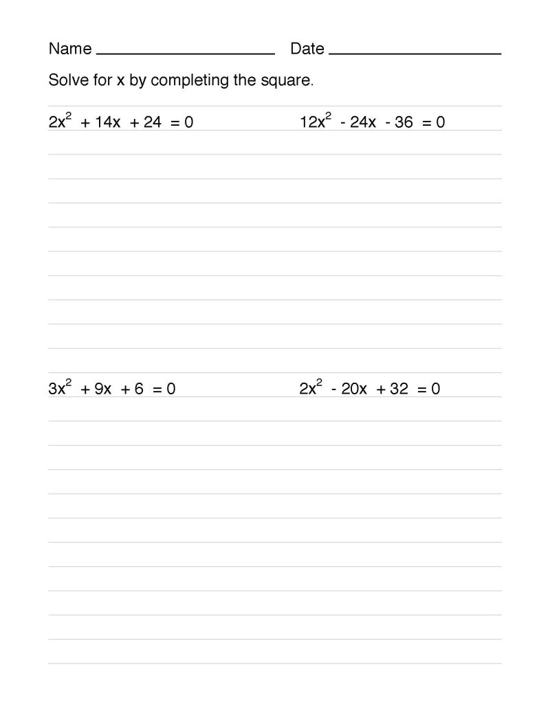 Completing The Square Ticktockmaths - Vintage Image Collection - Mobile Quality