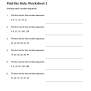 Maths Number Patterns Worksheets