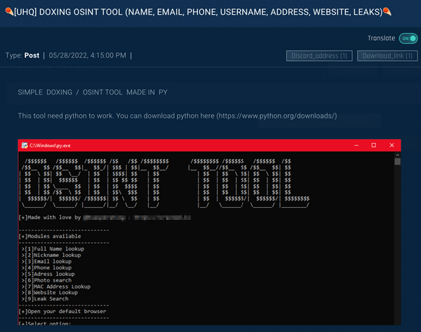 Executive Doxing Details Are Flooding The Dark Web Image 1 