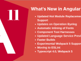 Side By Side Comparison Between Angular 10 Vs Angular 11 Angular Minds