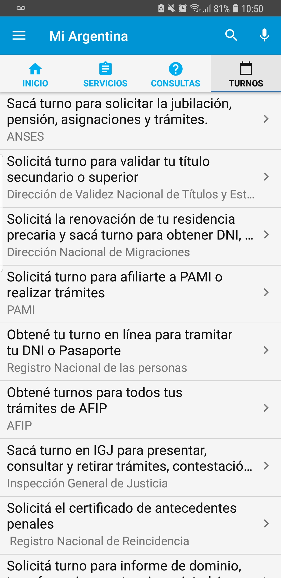 La direccion del registro del estado civil y capacidad de las personas pone a disposición el sistema de turnos online en esta primer etapa . Como Funciona Mi Argentina La App Para Hacer Tramites Rapidos Desde El Celular Infobae