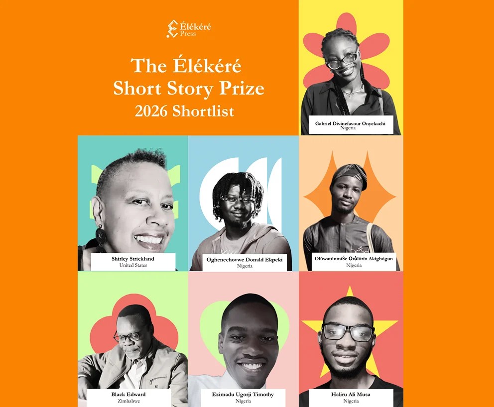 Élékéré Press Shortlists Seven Writers for its Inaugural Short Story Prize