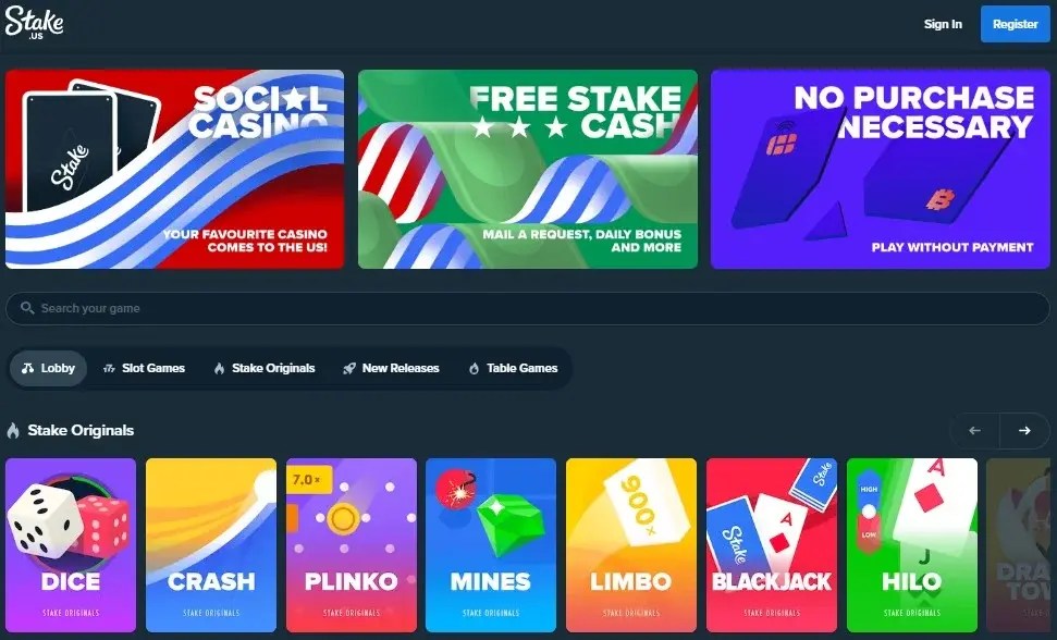 Stake.us Casino App: Top Sweepstakes Casino Mobile App 2025