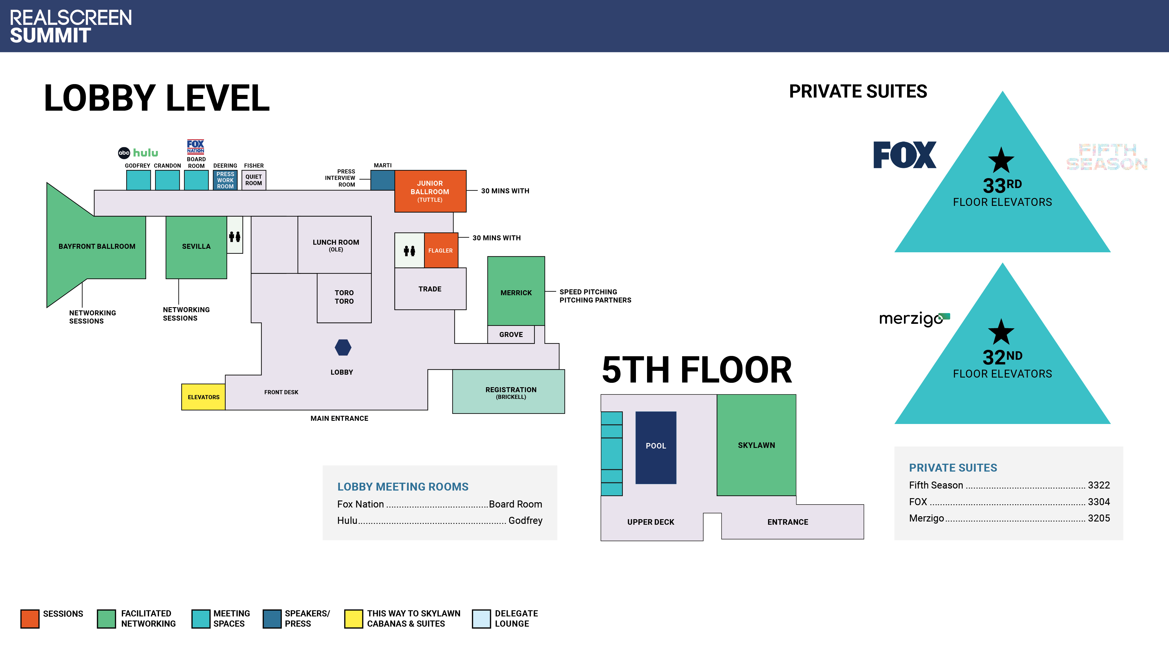 Venue Map Realscreen Summit 2026 