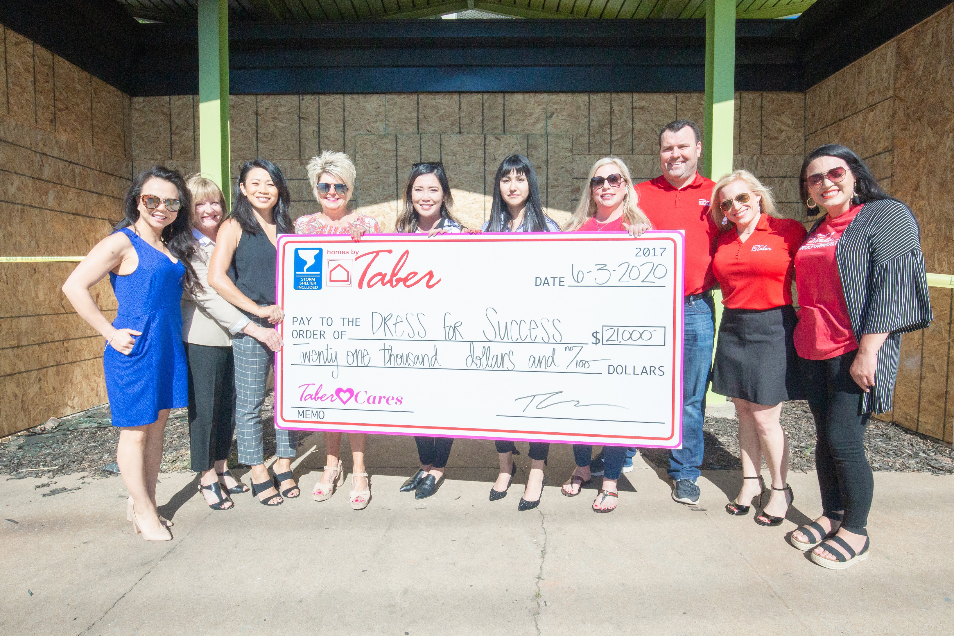 Dress For Success Receives Generous Donation From Local Business Community Homes By Taber