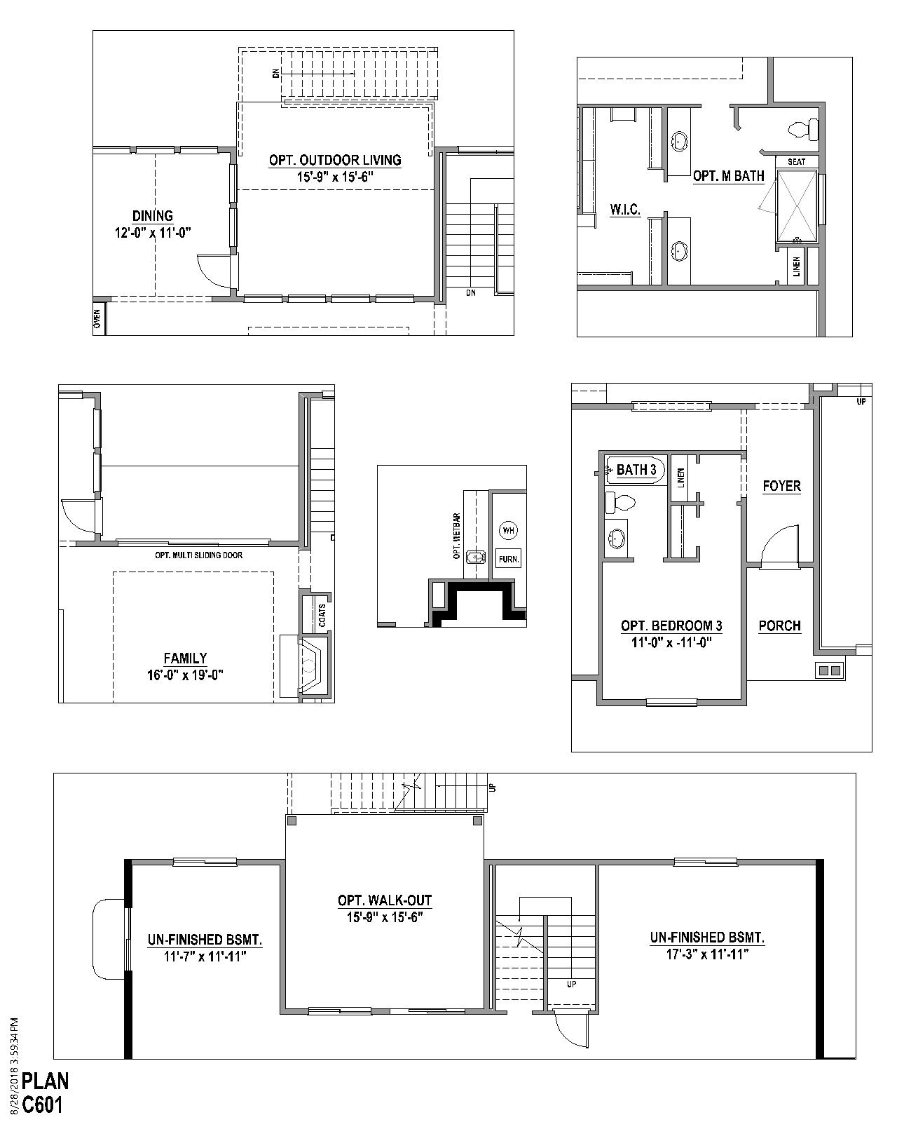 House Plan Legend - Plan C601 Floor Plan | American Legend Homes
