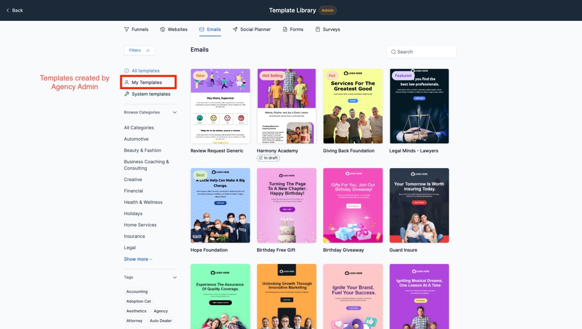 How to add your email templates in Template Library? 7 EW iHW5YFDjbpH68 amaOE40 VzBCTLlhg