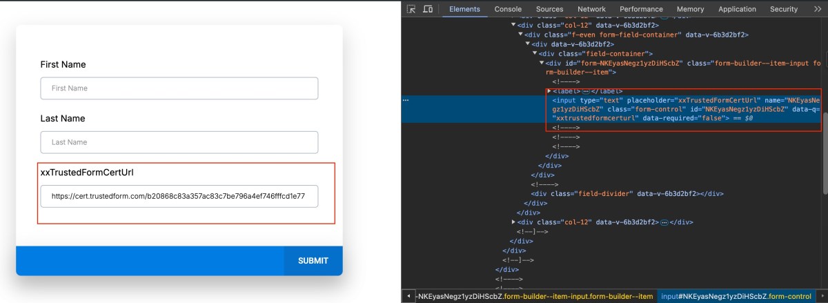 Populate Custom Fields and capture in submission using Custom HTML/Javascript Logic 1 Ak0ELPT01APZudMgXz 2EIlDZnEjRjwL3A