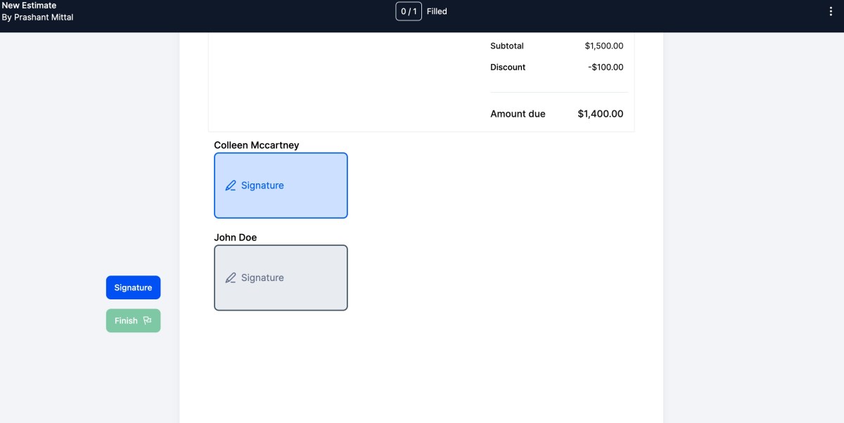 Multiple recipient support on Proposals and Estimates 3 image