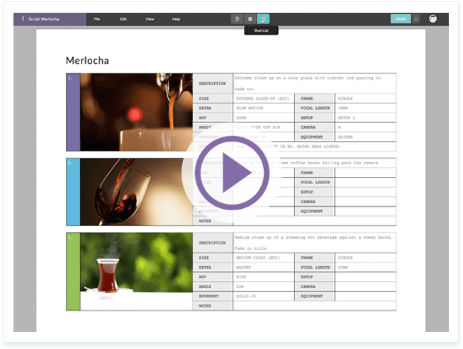 If you're interested in getting started with screenwriting, . Multi Column Av Editor Shot Based Scriptwriting For Short Form Video Celtx