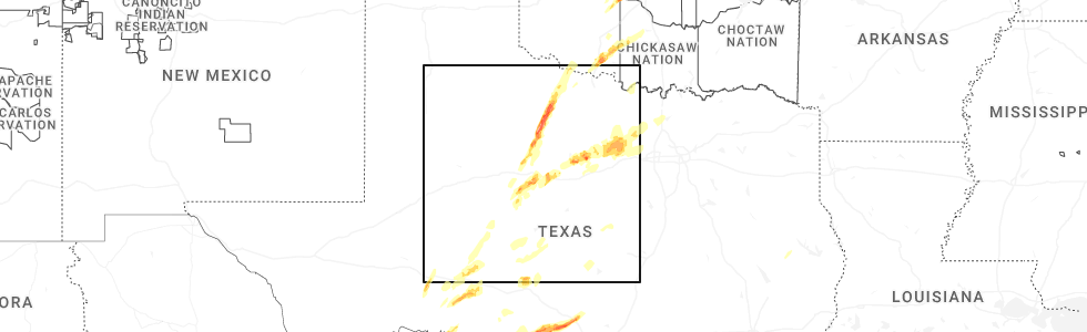 Hail Map For Abilene TX Tuesday March 10 2026 2026 03 10 Abilene Tx 
