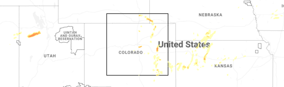 Interactive Hail Maps Map For Thursday August 2026 Denver Co.