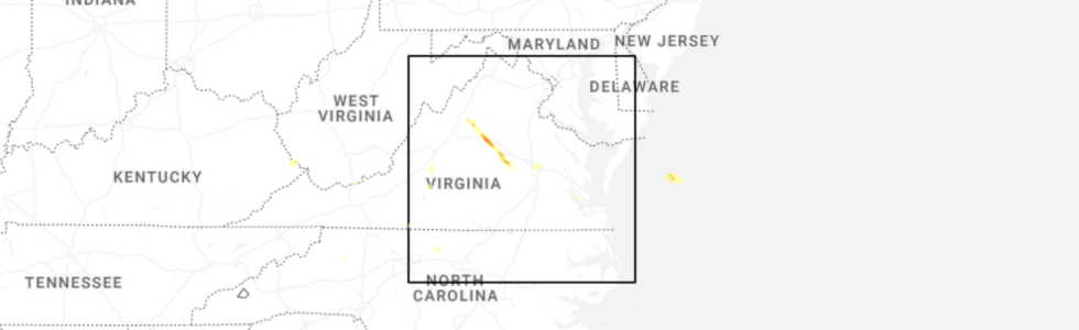 Interactive Hail Maps Map For Friday August 2026 Richmond Va.