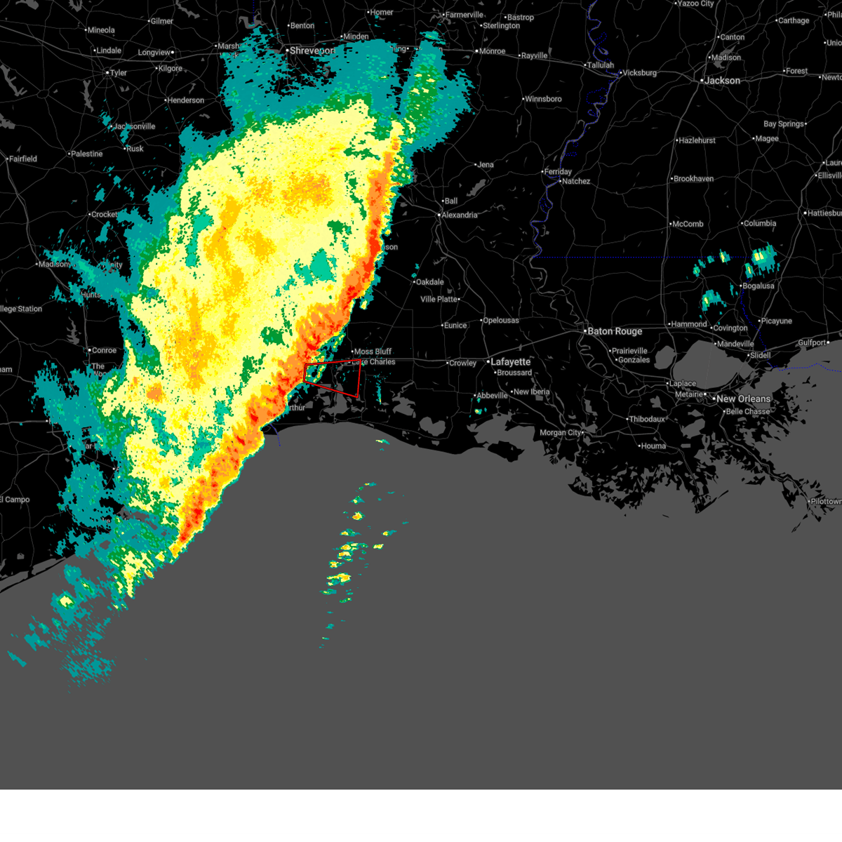 Interactive Hail Maps Hail Map For Sulphur LA Radar Image 1330595 