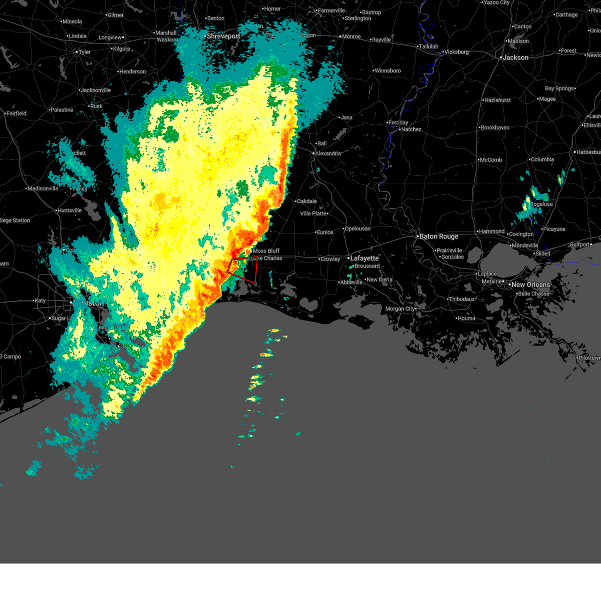 Interactive Hail Maps Hail Map For Sulphur LA Radar Image 1330611 