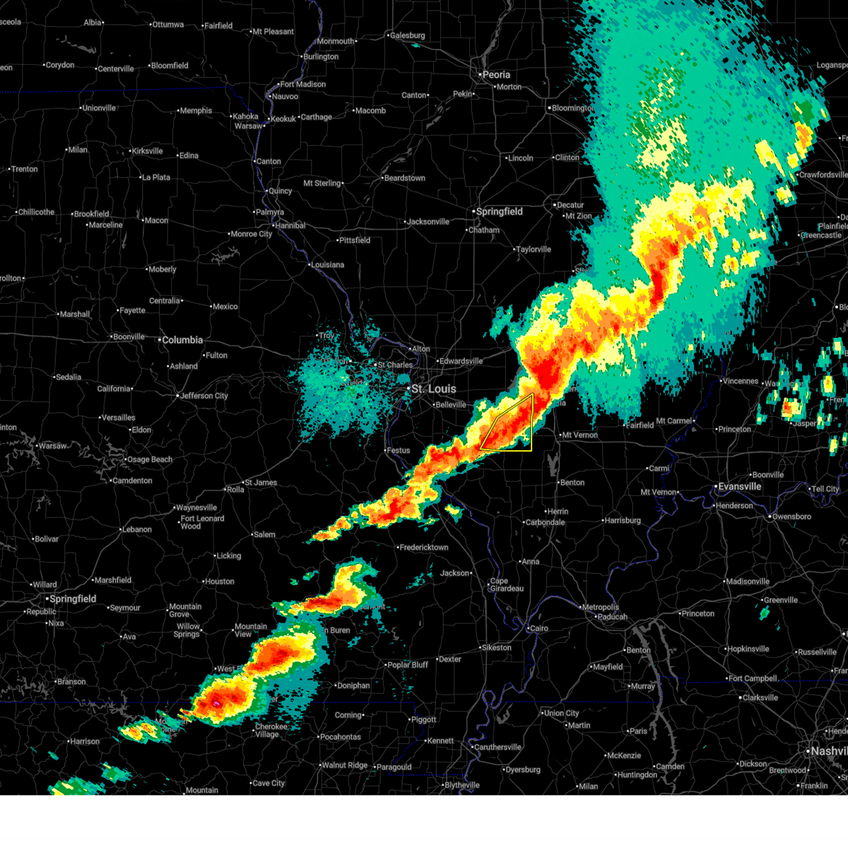 Interactive Hail Maps Hail Map For Nashville IL Radar Image 1348173 