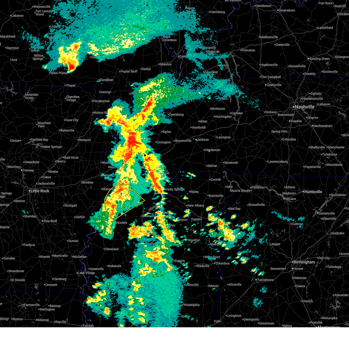 Interactive Hail Maps Map For Helena West AR Radar Image 1348973.