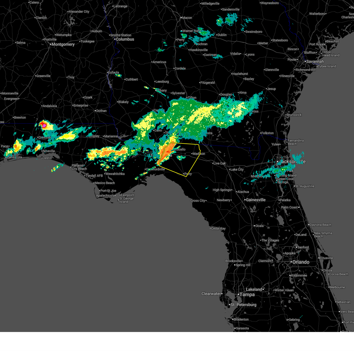Interactive Hail Maps Hail Map For Perry FL Radar Image 1350305 