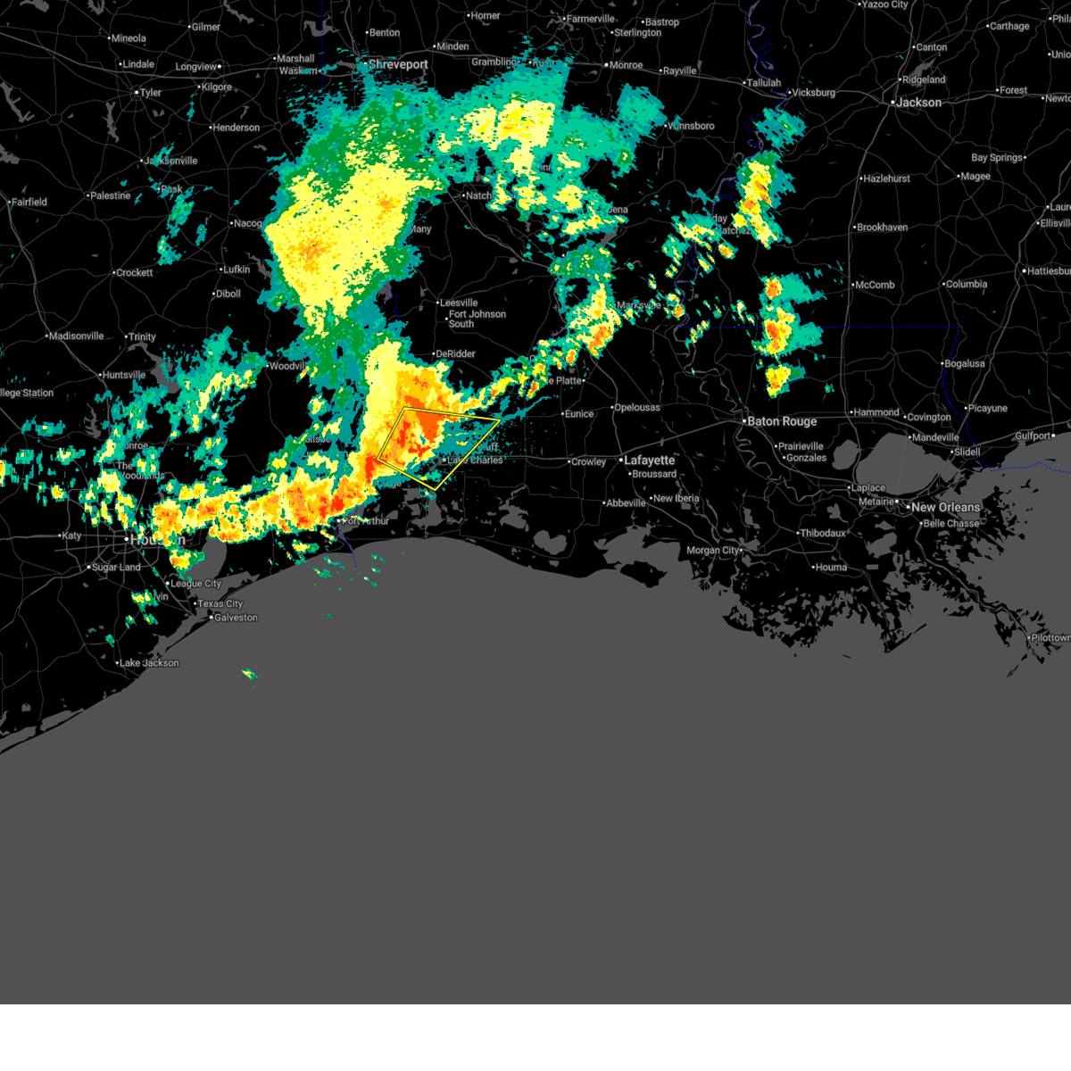 Interactive Hail Maps Hail Map For Sulphur LA Radar Image 1354335 