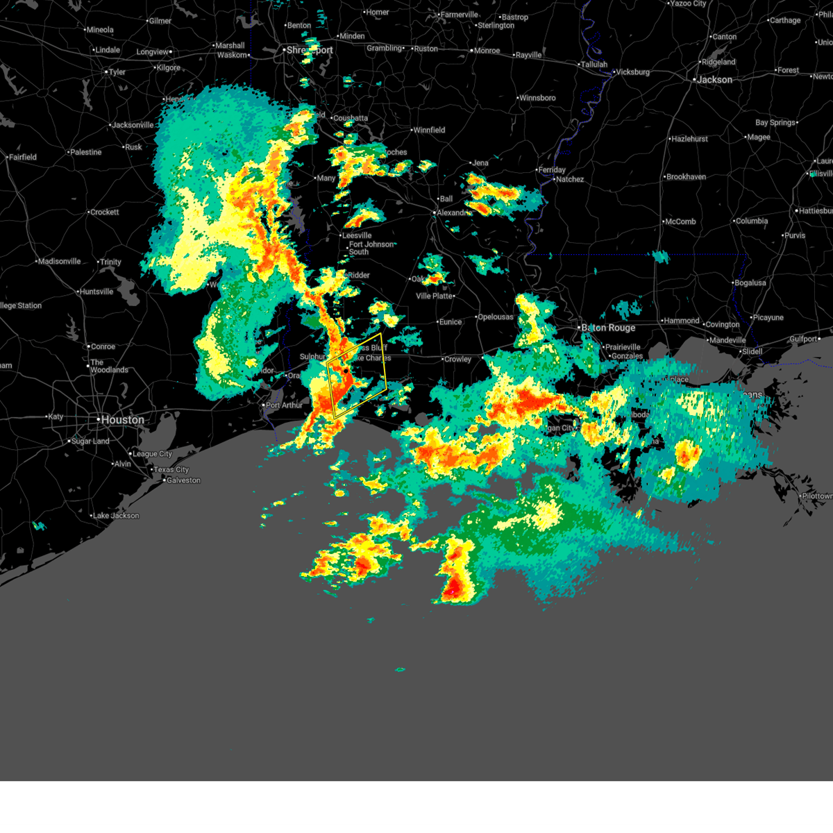 Interactive Hail Maps Hail Map For Sulphur LA Radar Image 1355177 
