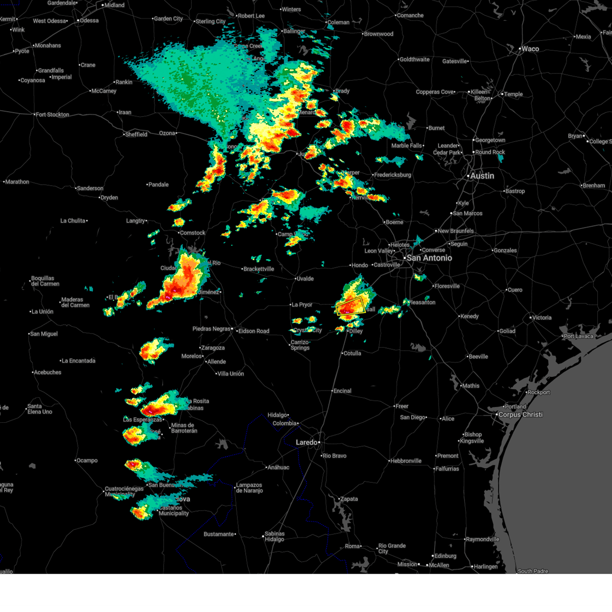 Interactive Hail Maps Hail Map For Pearsall TX Radar Image 1355756 