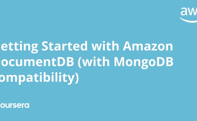Getting Started With Amazon DocumentDB (with MongoDB Compatibility ...