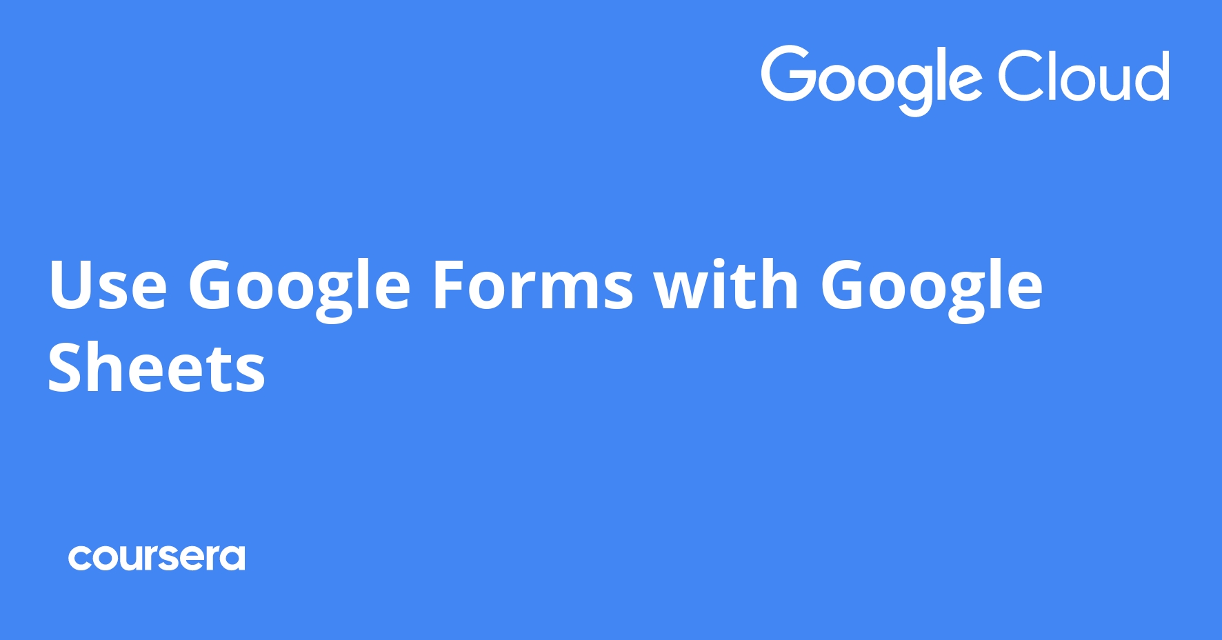 Use google forms with google sheets