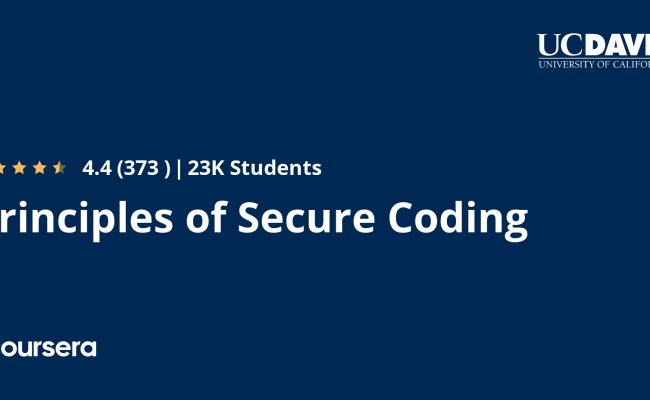 Principles Of Secure Coding | Coursera