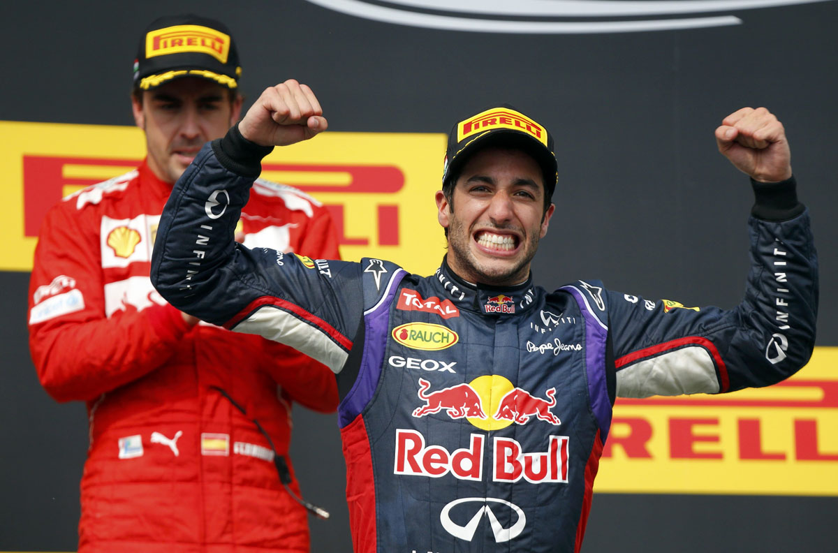 Winner Red Bull Formula One Driver Ricciardo Of Australia