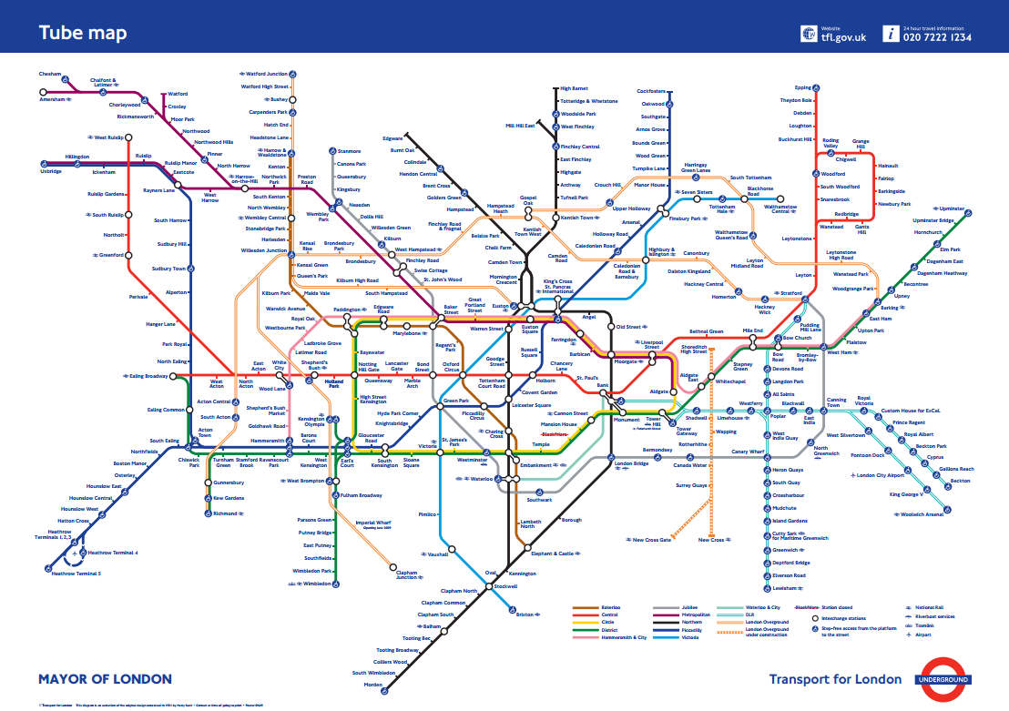 Printable London Underground Map Printables Templates Free London New Tube Map 