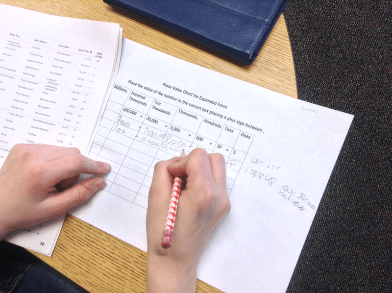 ○ compose and decompose numbers using expanded form. Fourth Grade Lesson Expanded Form Stretching That Number Out From Real World Text