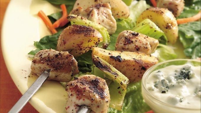 Buffalo Chicken Kabobs