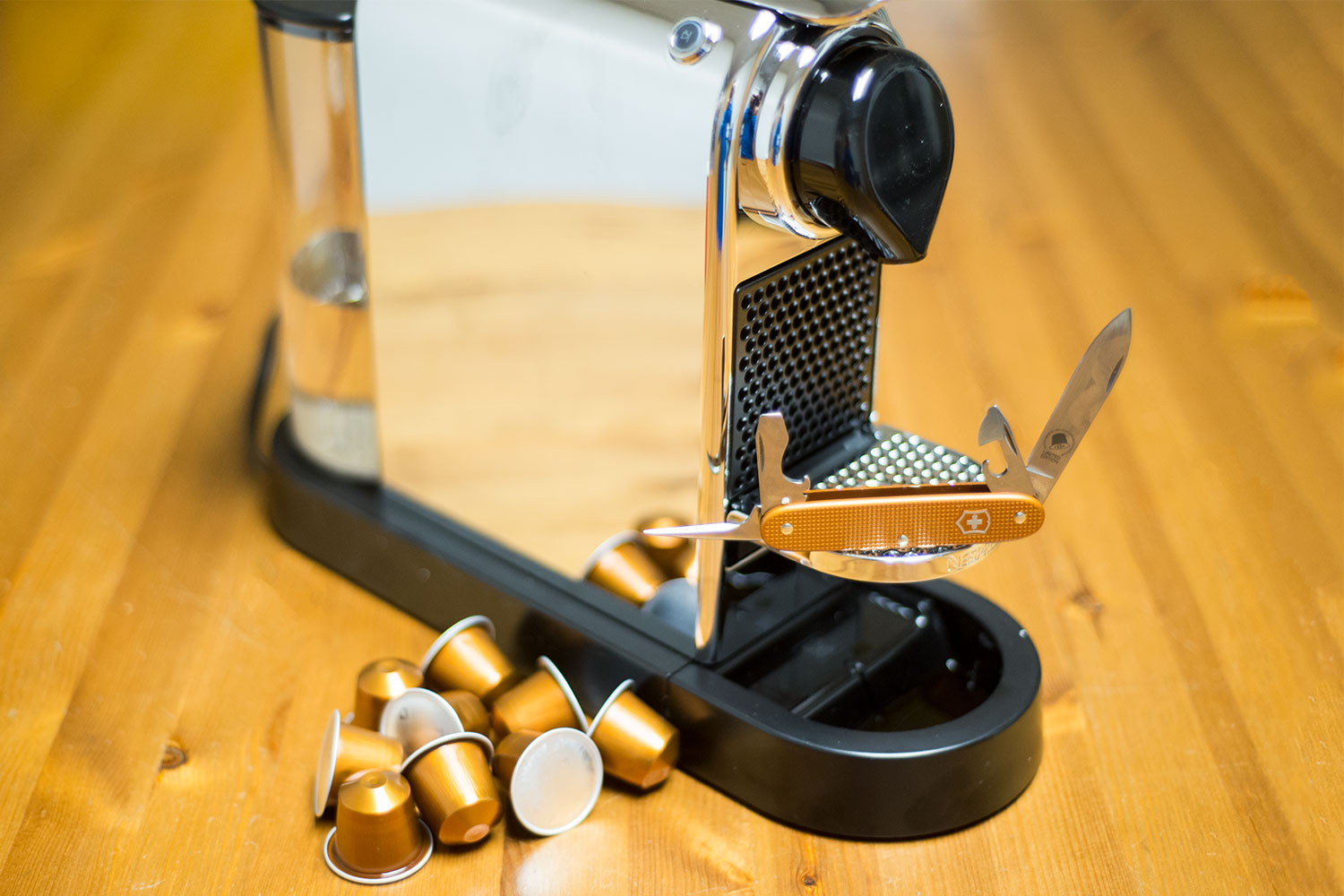 This Swiss Army Knife Is Made From 24 Cups Of Coffee | GearJunkie