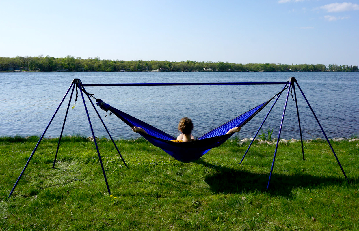 Relax Anywhere With ENO Nomad Hammock Stand | GearJunkie