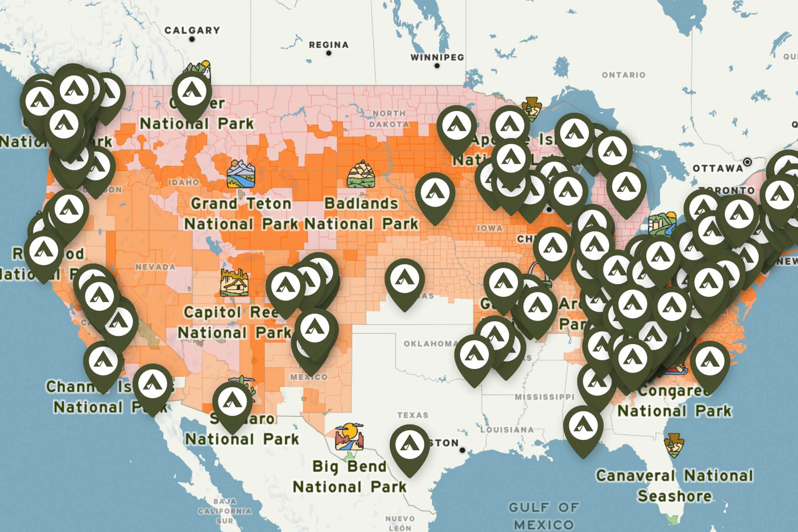 Find Foliage Hipcamp Launches Interactive Leaf Peeping Map To Plan Untitled 3 2 