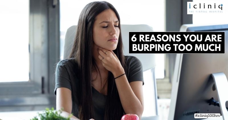 6 reasons you are burping too much