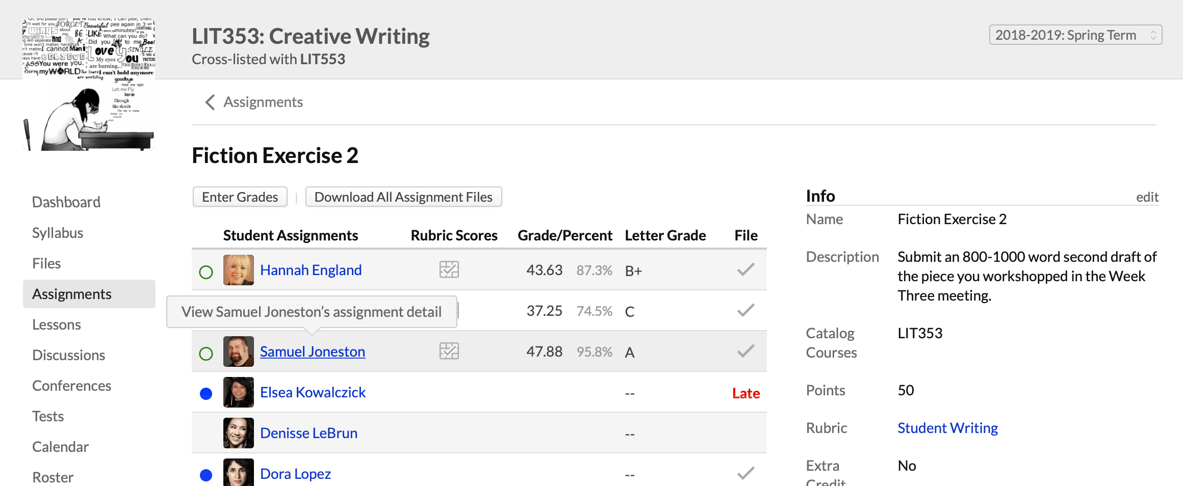 When i began looking at time4learning, i admit that my response was skeptical at best. Grading And Interacting With Student Assignments Populi Knowledge Base