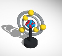Atom 3d models for 3d printing