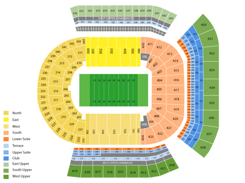 Lsu tiger stadium seating chart