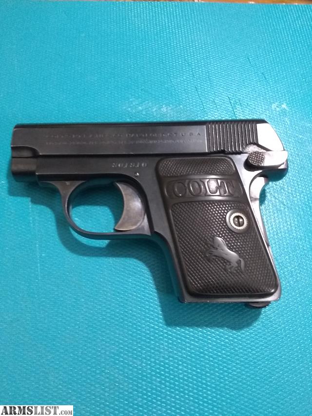 Thought i'd snap a few pics of something that we don't . ARMSLIST - For Sale/Trade: Colt Model 1908 Vest Pocket