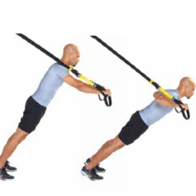 TRX Chest Press - Exercise How-to - Workout Trainer by Skimble