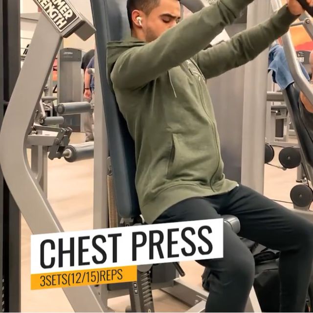 Chest press machine