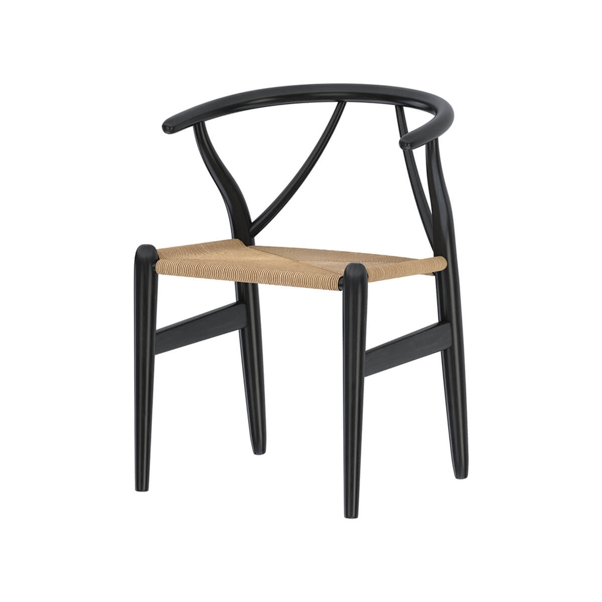 Eldora Handcrafted Solid Wood Modern Danish Cord Selena Dining Chair